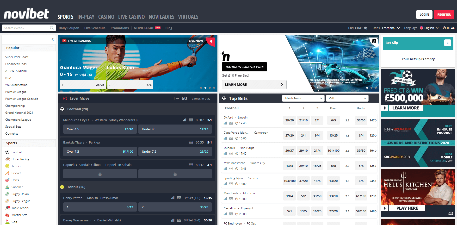 NoviBet Sportsbook Review