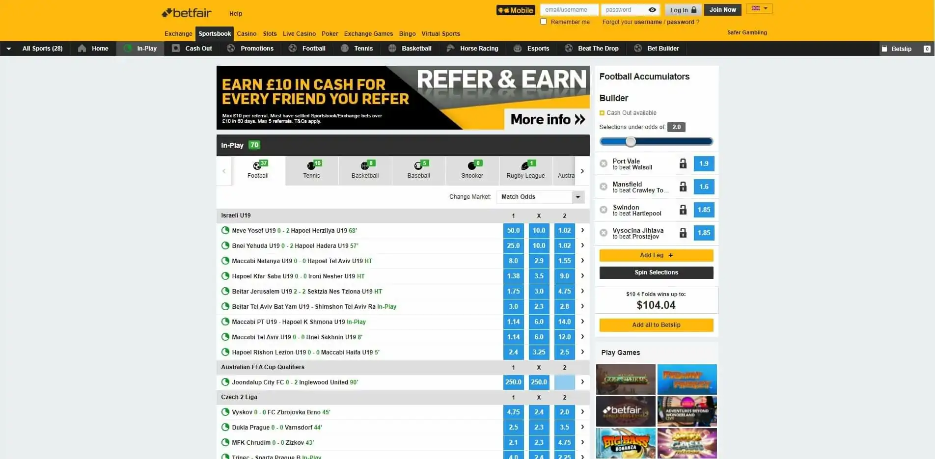 Betfair Live Streaming