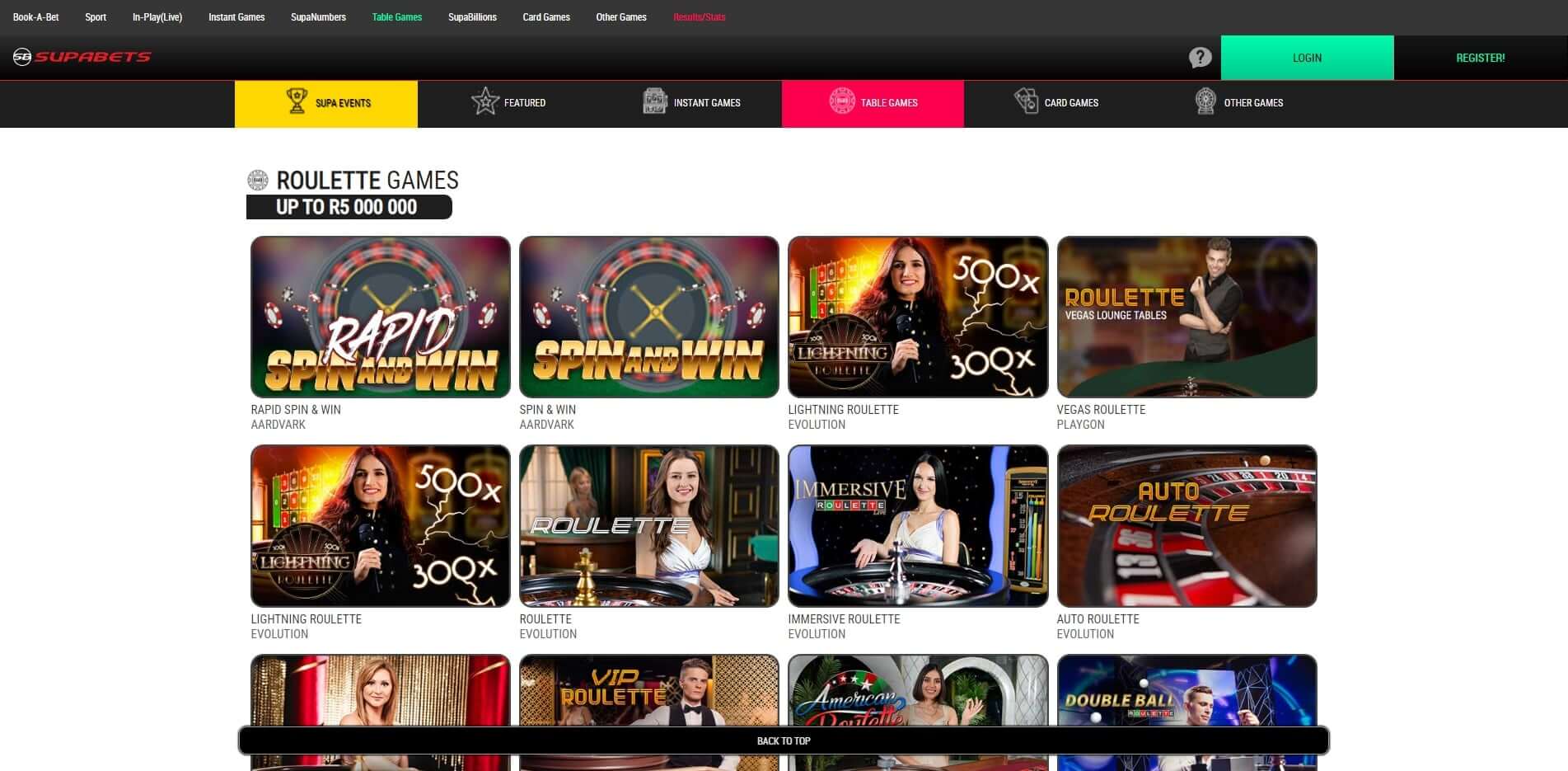 Supabets Casino