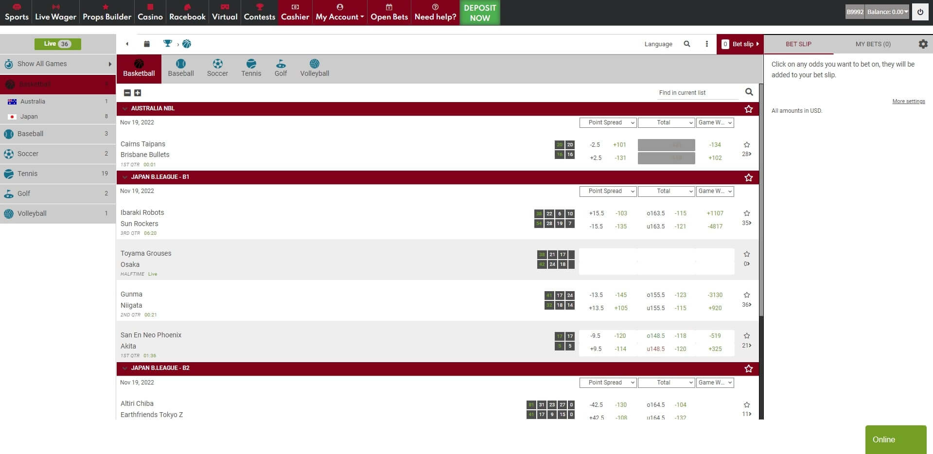 ABCIslands Live Betting