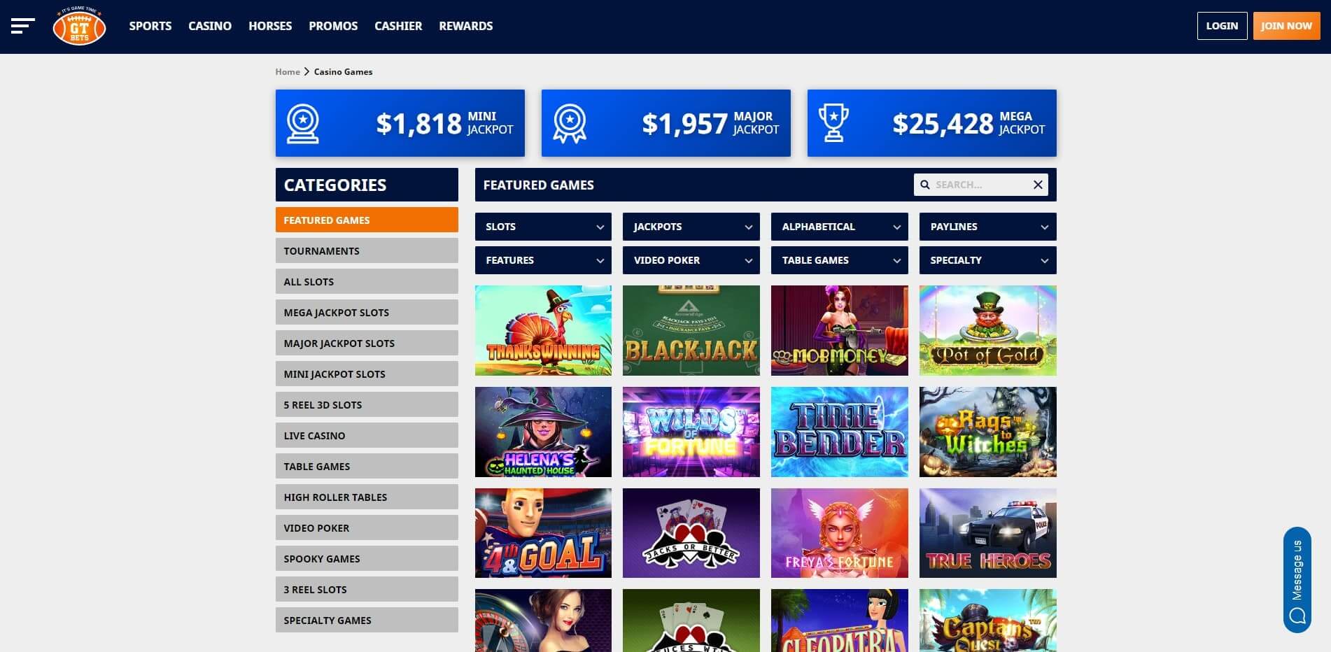 GTbets Casino