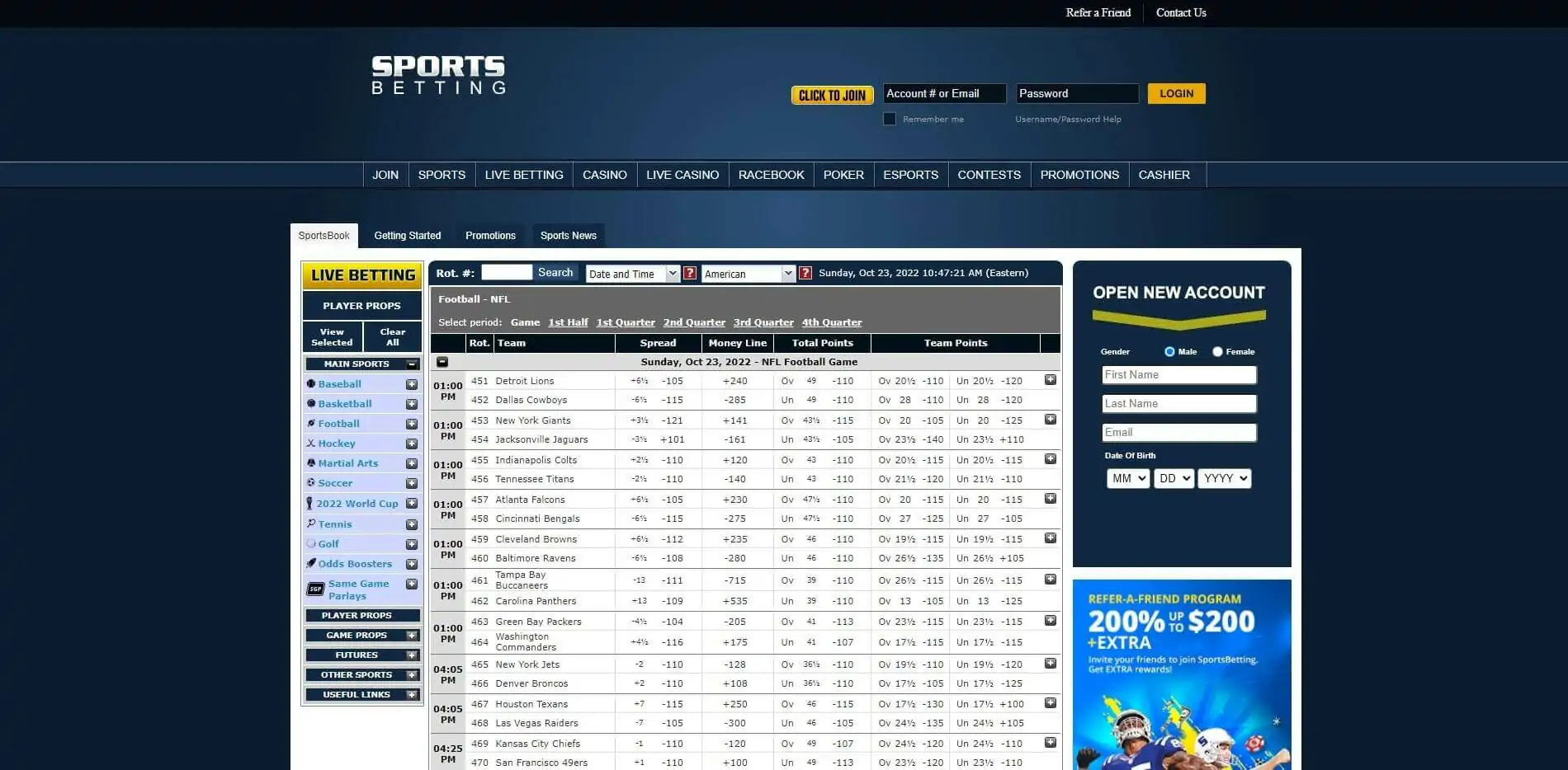 SportsBetting.ag Review