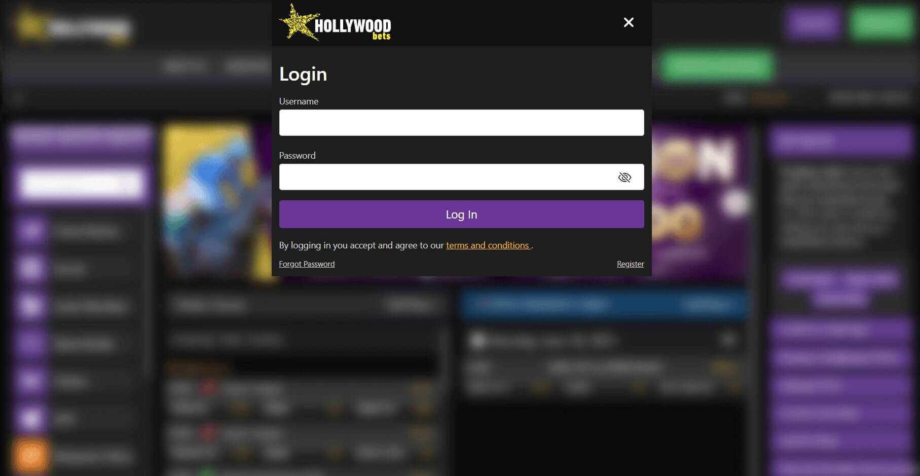 Hollywoodbets Login