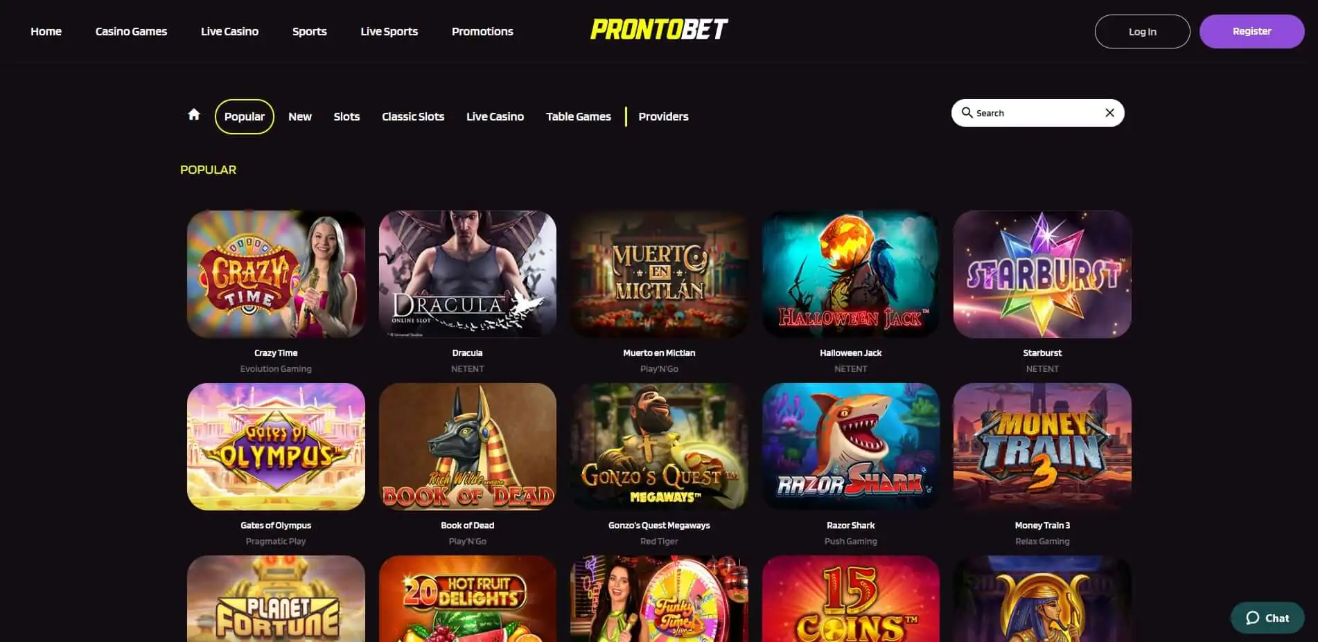 ProntoBet Casino