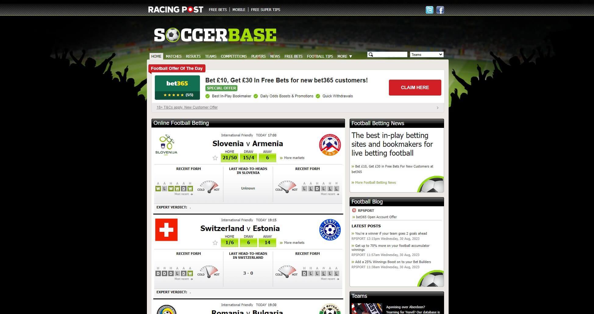 Sports Stats, Data & Analysis with Soccer Base