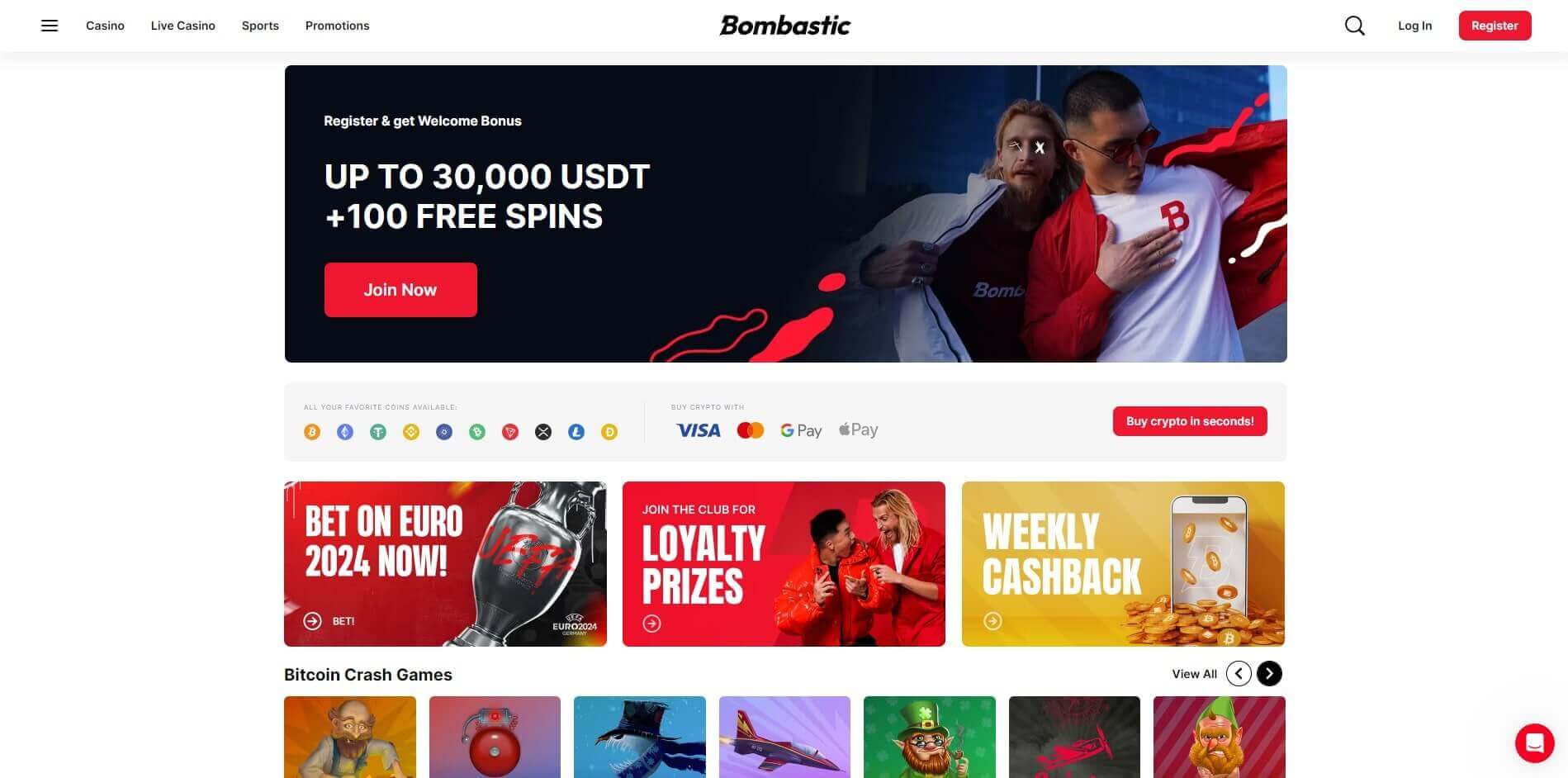 Start Sign Up Bombastic