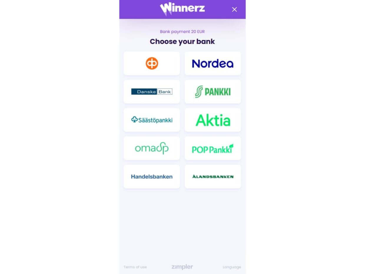 Deposit Winnerz Mobile