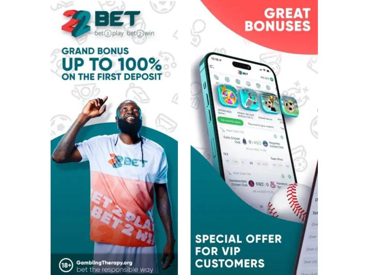 Mobile App for Apple 22Bet