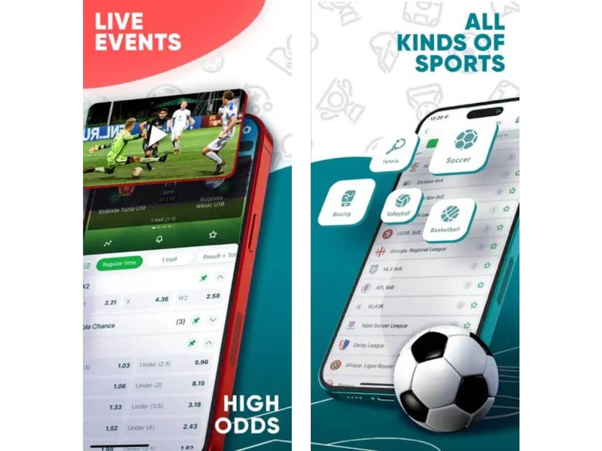 Mobile App for iOS 22Bet