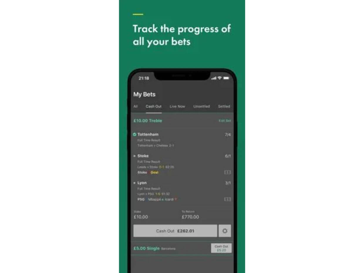 Application Bet Progress bet365