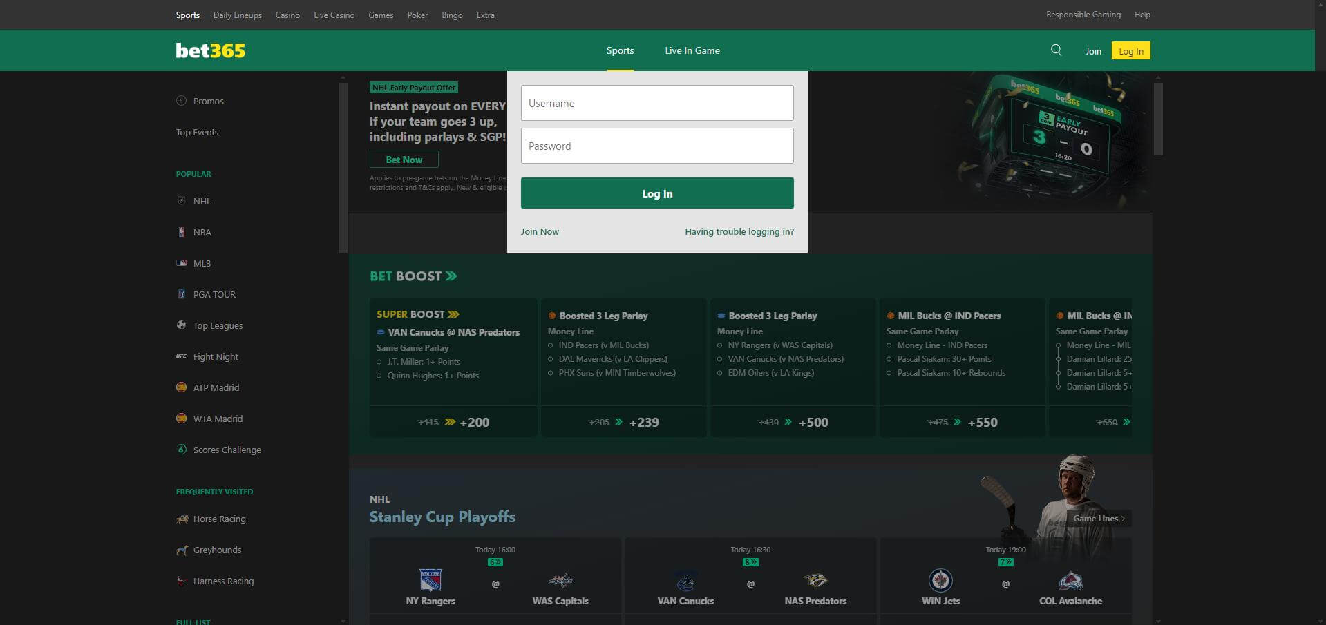 Log In Bet365