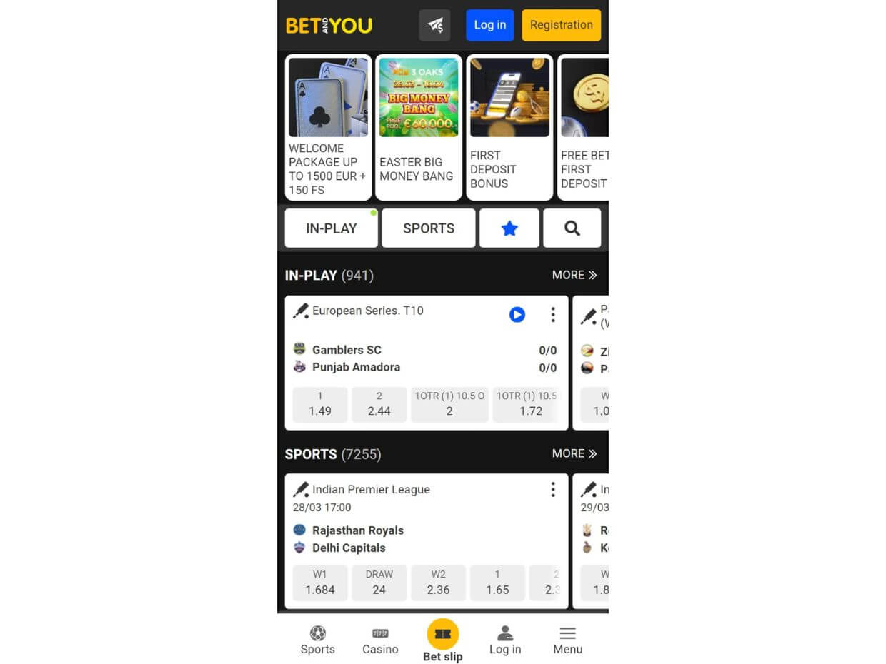 Android App Betandyou