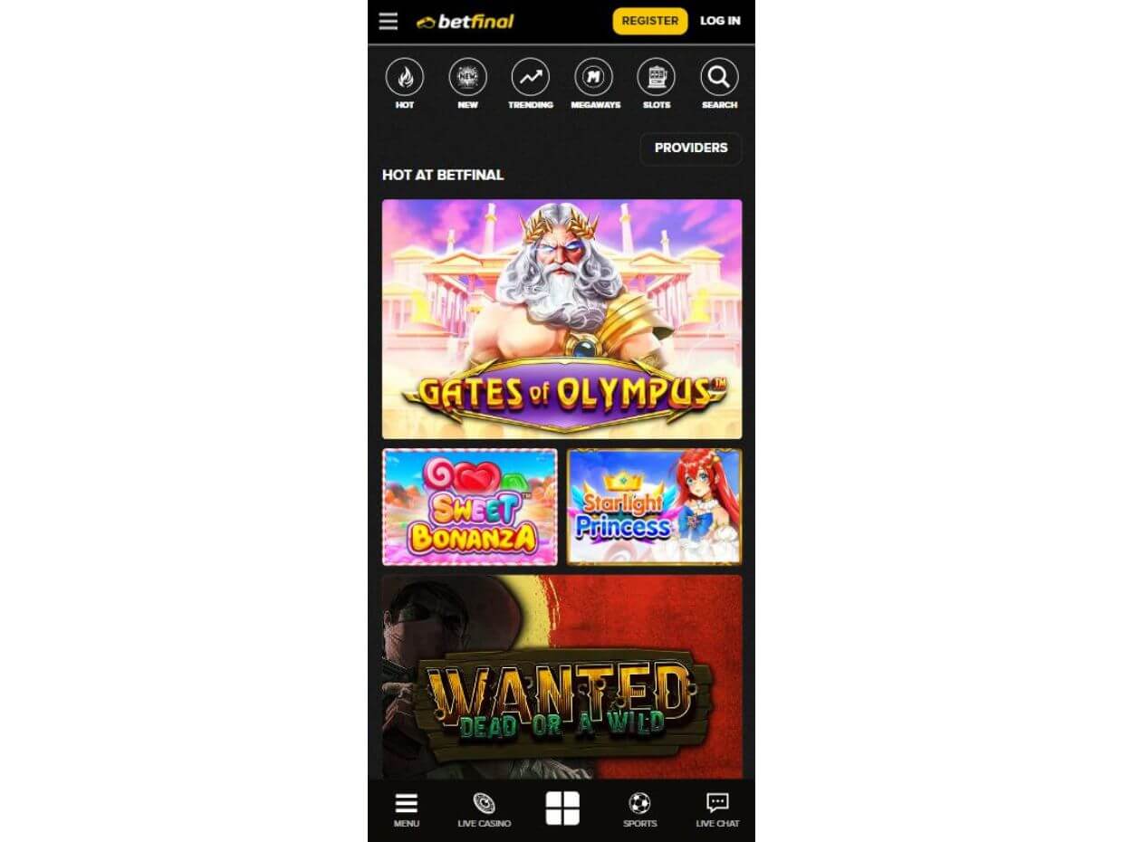 Mobile Casino Betfinal