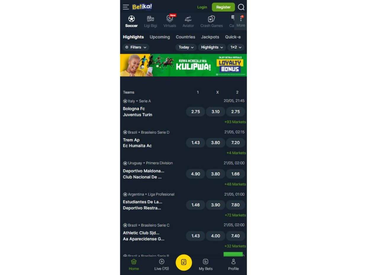 Mobile Review Betika