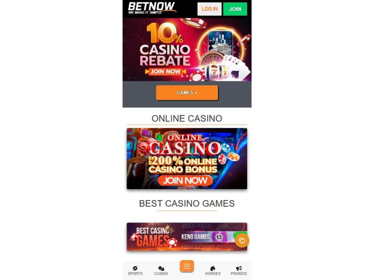 Mobile Casino BetNow