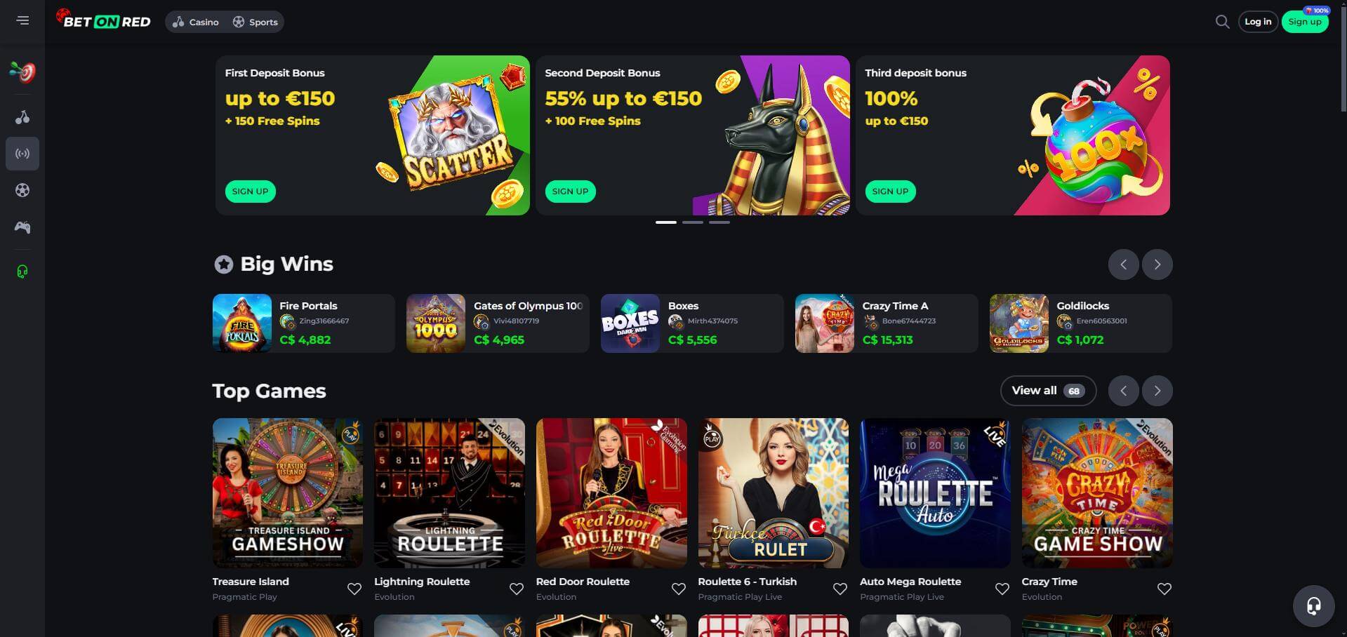 Live Casino BetOnRed