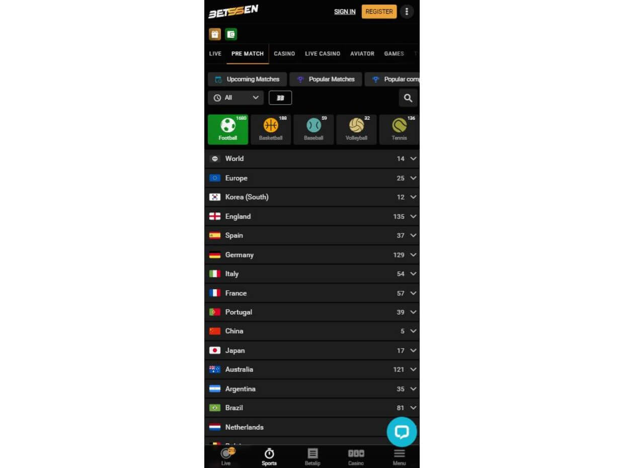 Mobile Review Betssen