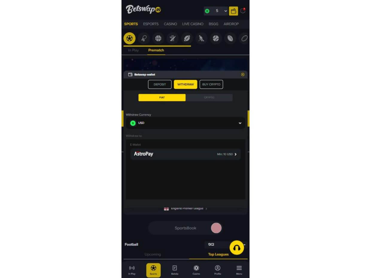Mobile Review Betswap.gg