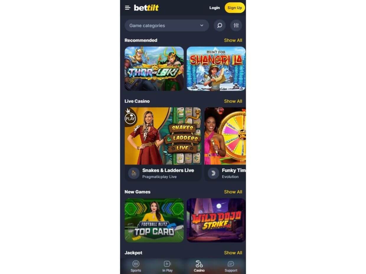 Mobile Casino Bettilt