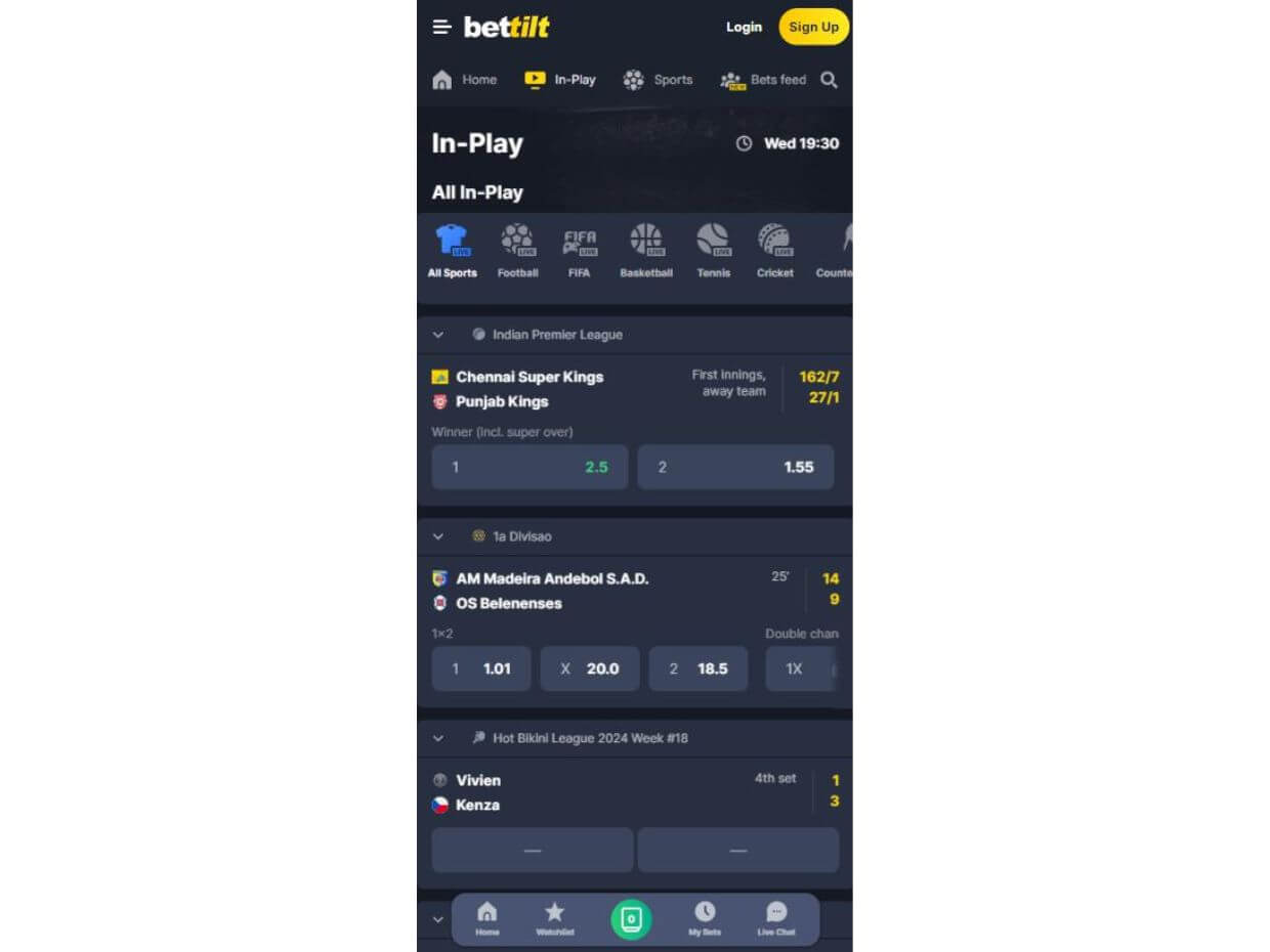 Mobile Live Betting Bettilt