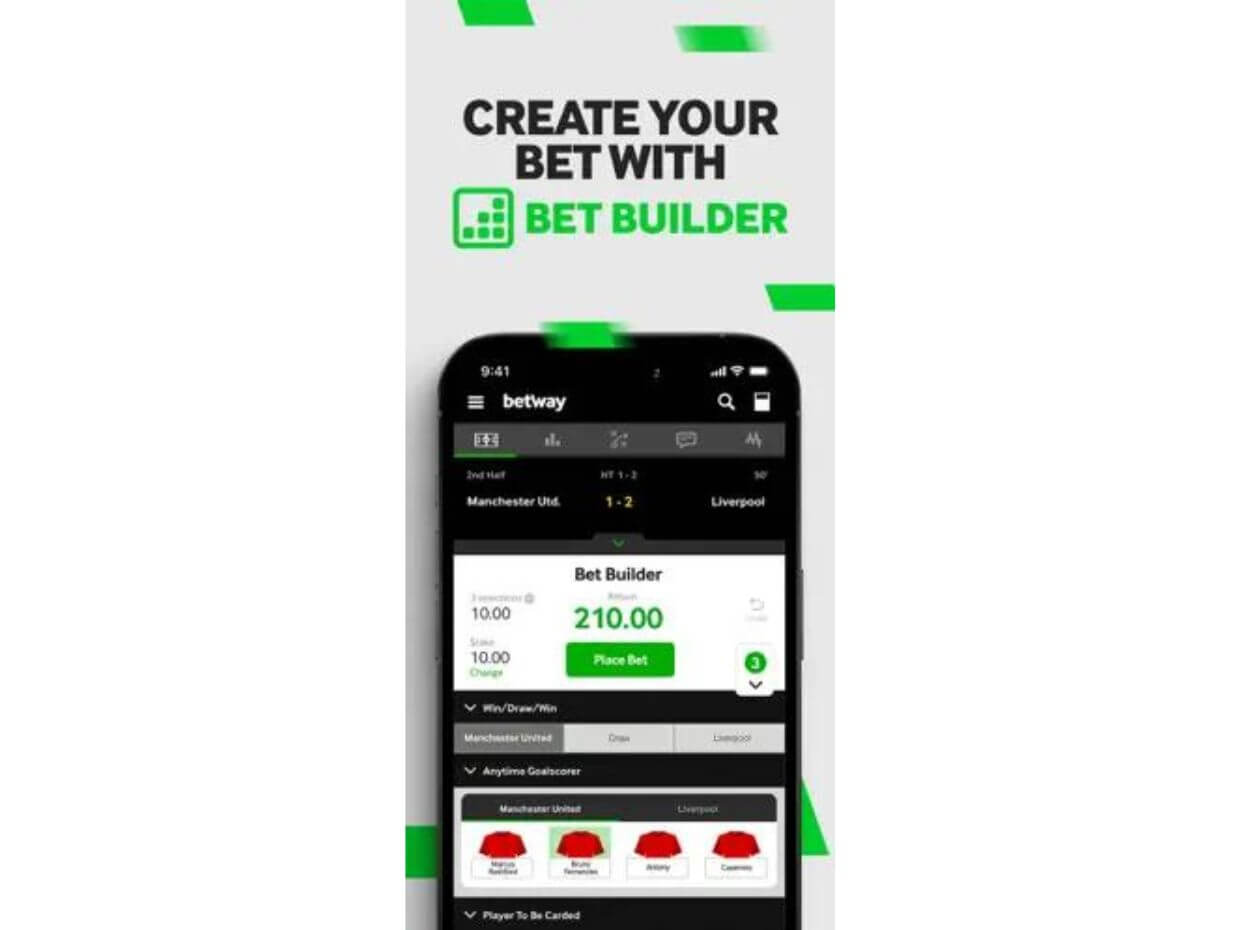 App for Apple Bet Builder Betway