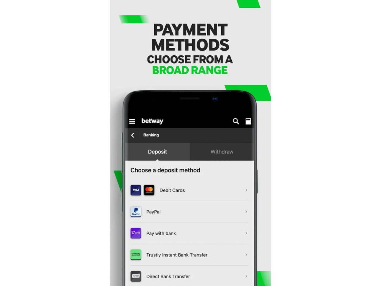 Mobile App Betway