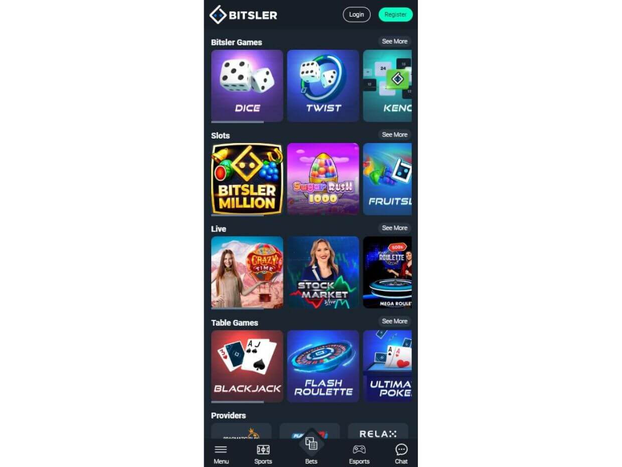 Mobile Casino Bitsler