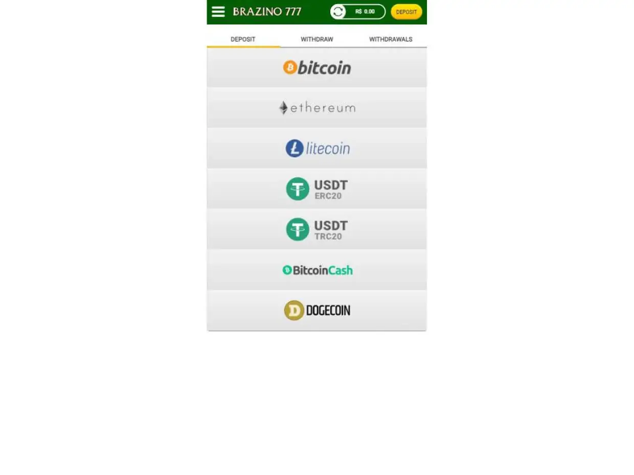 Mobile Deposit Brazino777