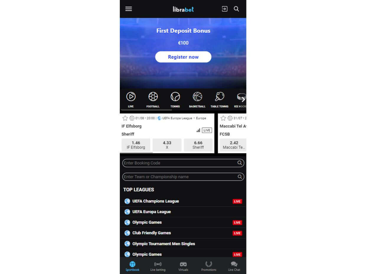 LibraBet Mobile Review