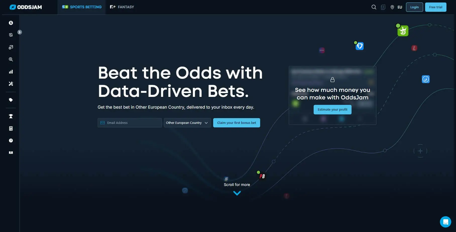 OddsJam Site