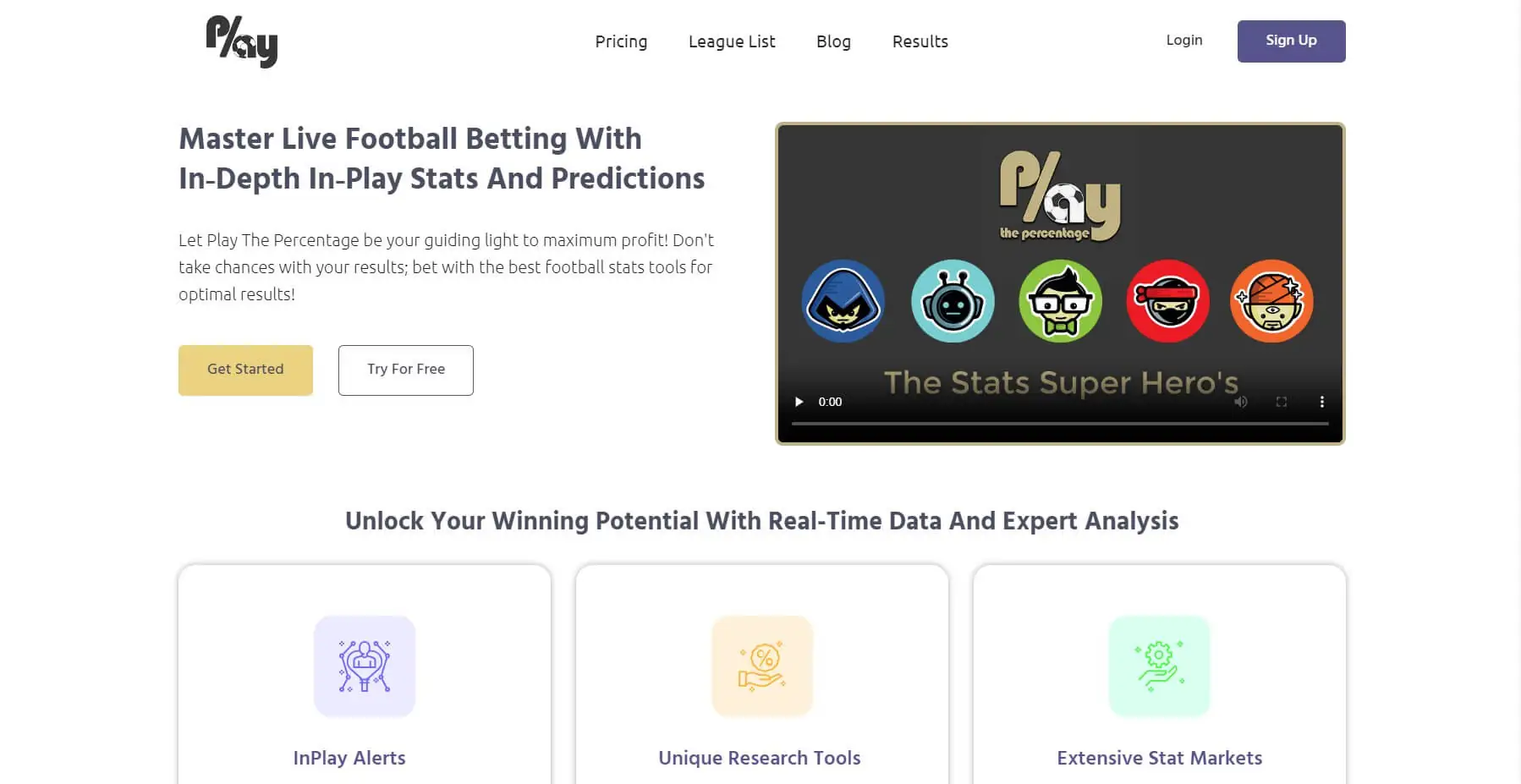 PlayThePercentage Site