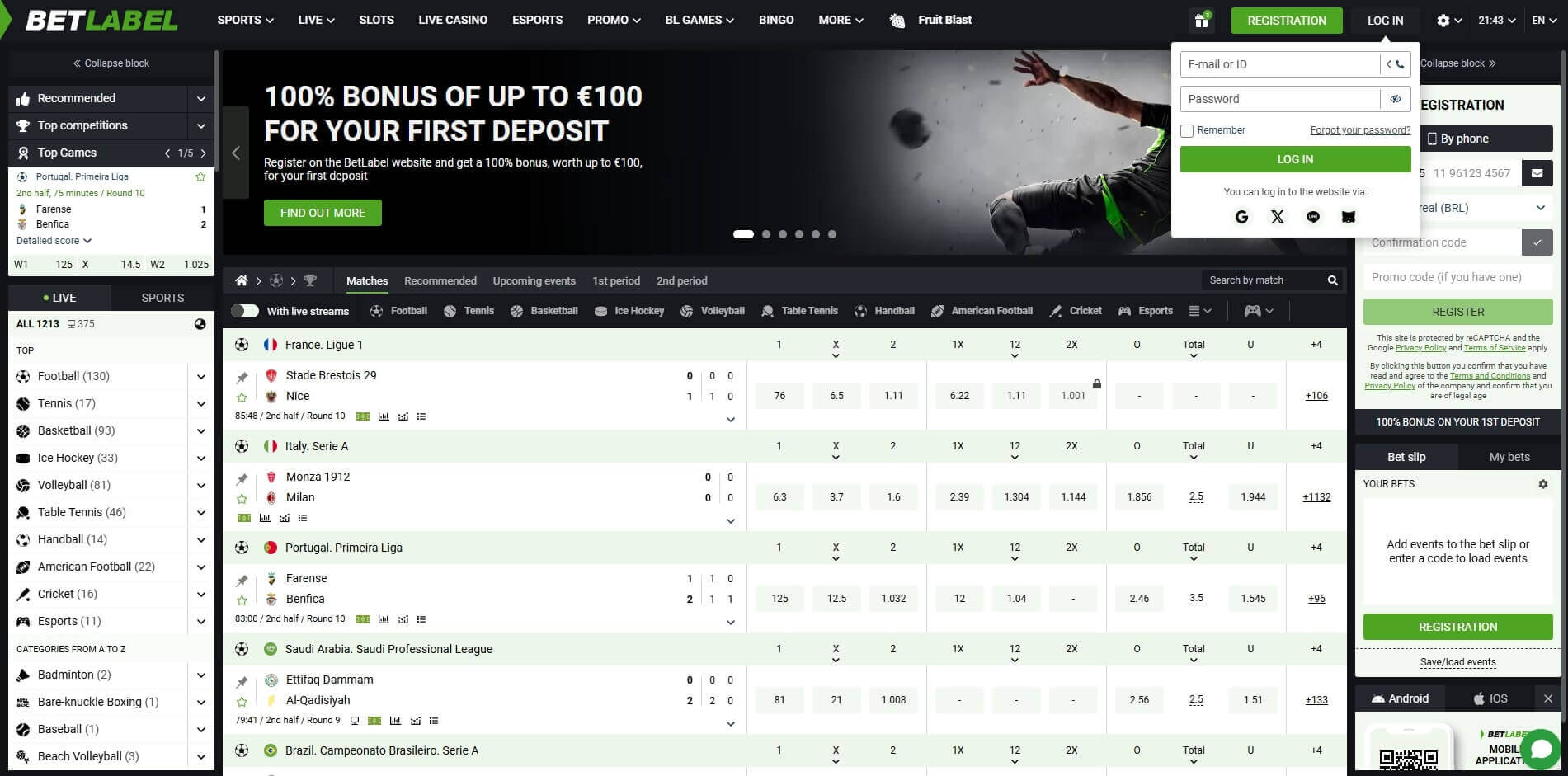BetLabel Account Login Process