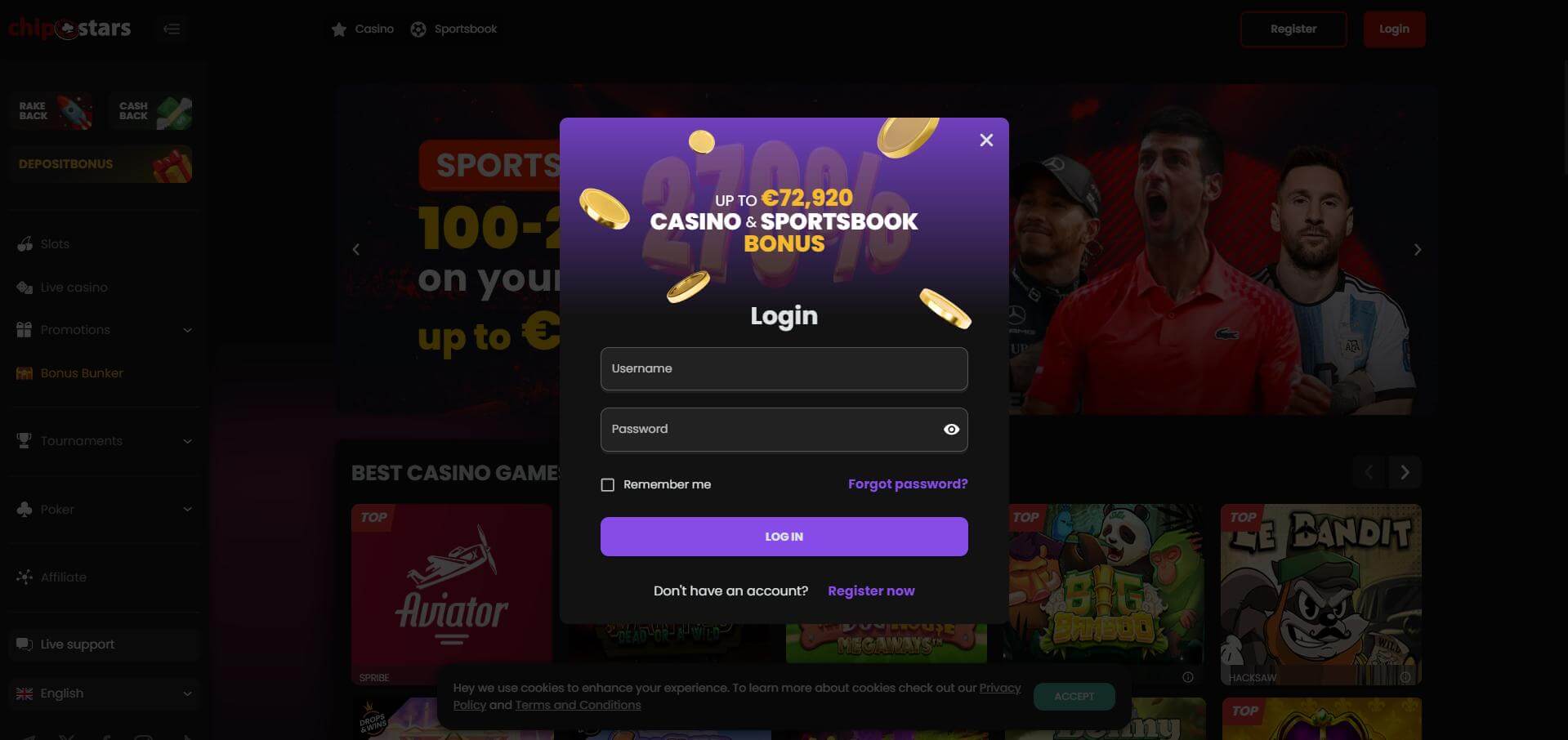 Access Your Chipstars Account Securely