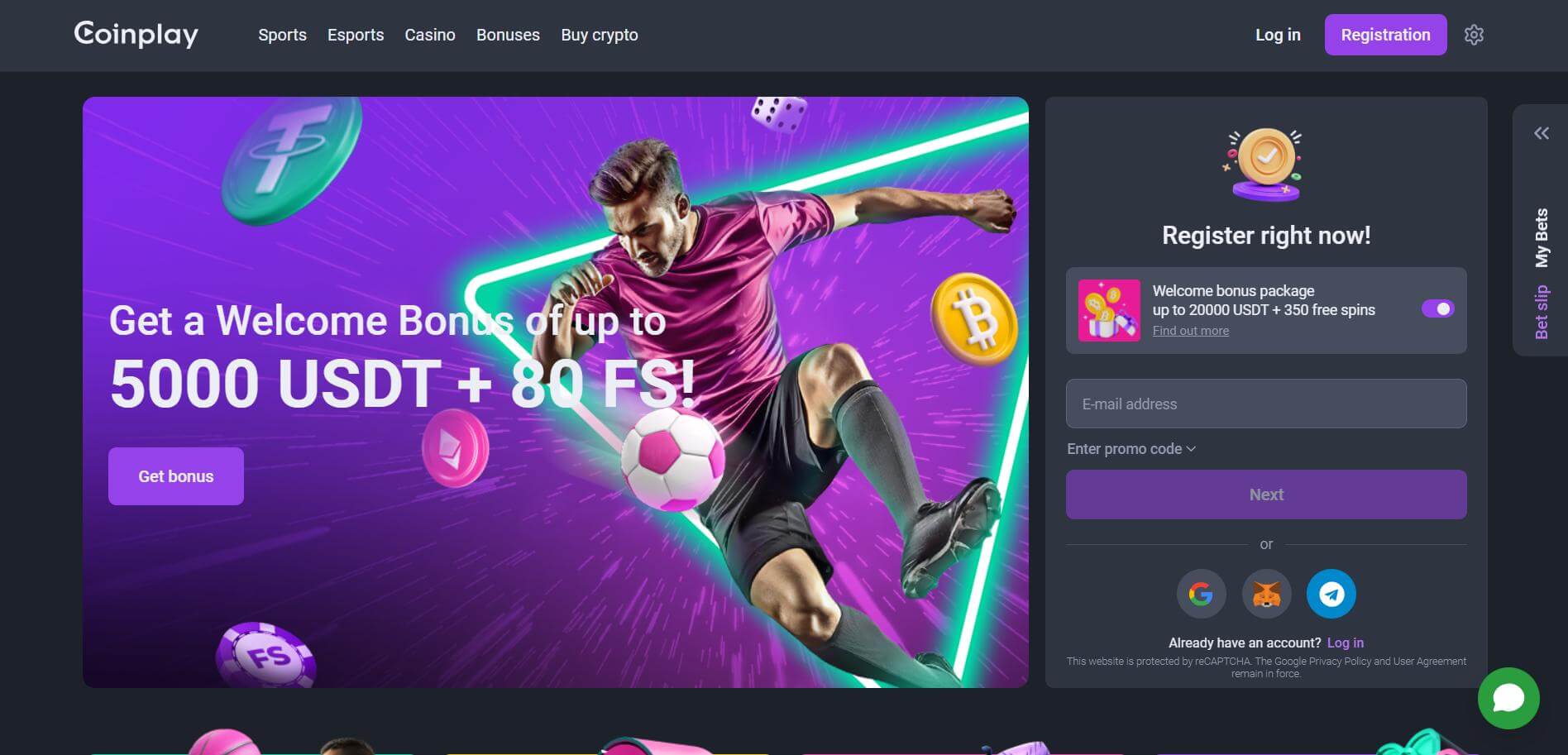 CoinPlay New Account Registration