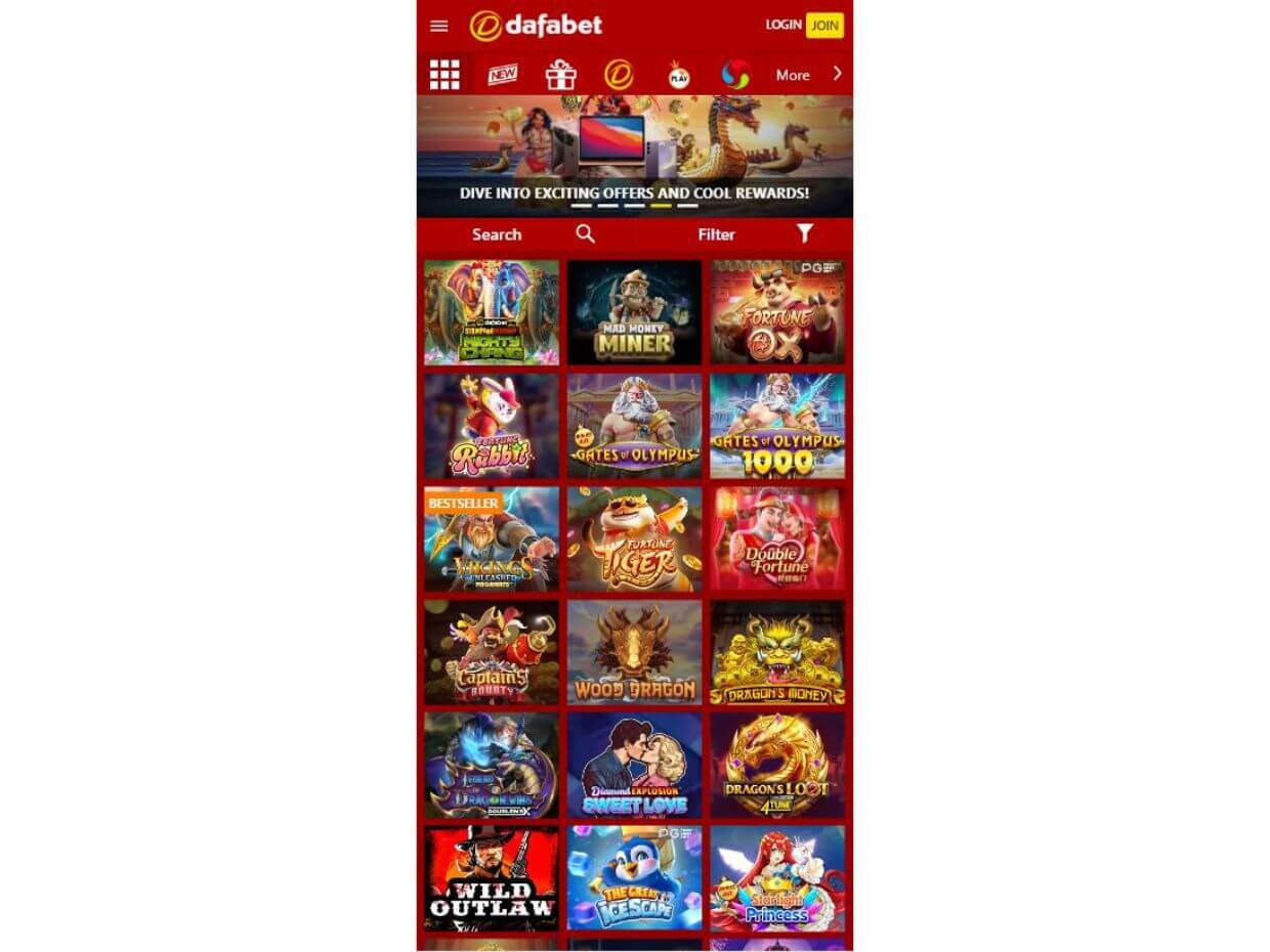 Play Casino Games On Dafabet Mobile
