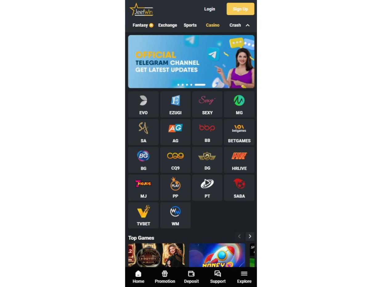 Enjoy JeetWin Casino On-The-Go