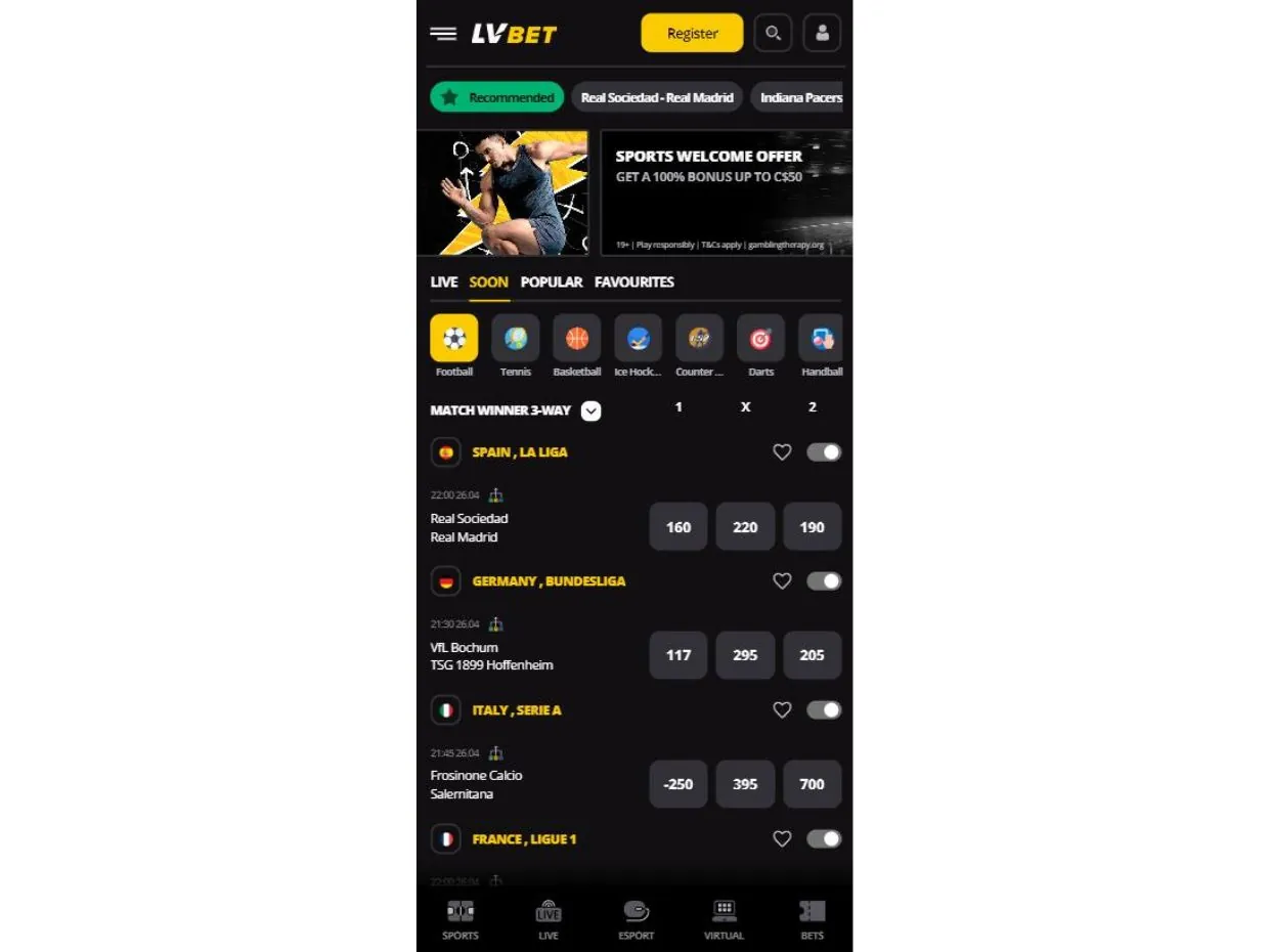 Discover LVBet Mobile Betting Features