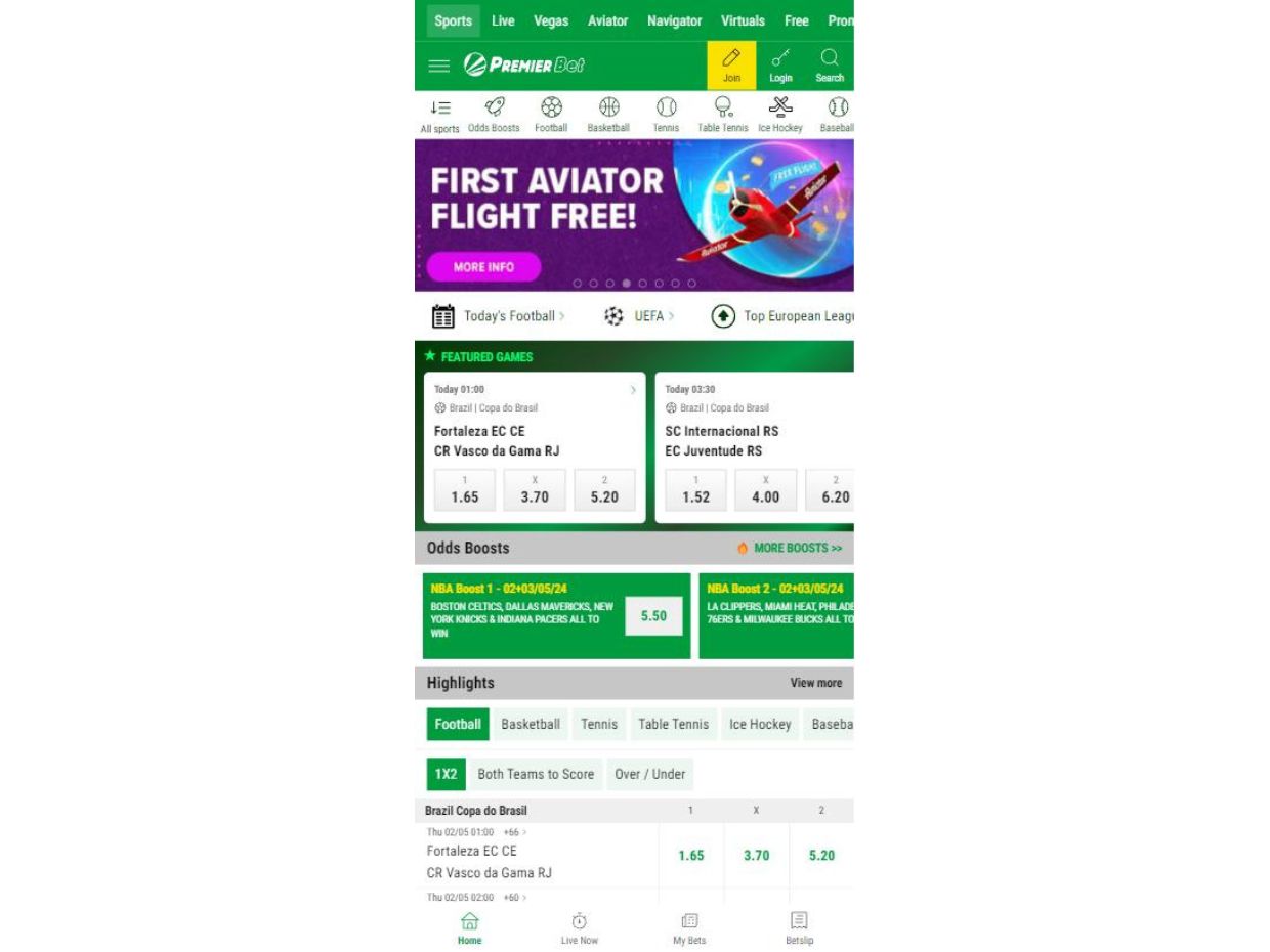 Explore PremierBet's Mobile Experience
