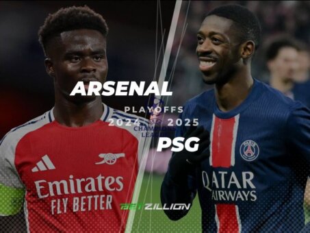 UCL Playoffs 24 25 Arsenal PSG