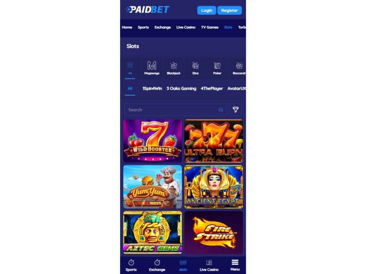 Mobile Casino PaidBet