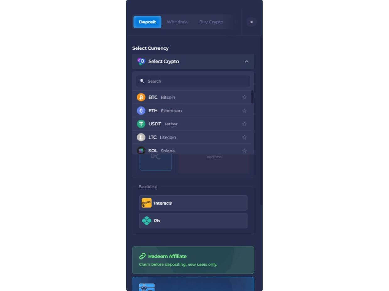 How to Deposit Funds on Rainbet Mobile