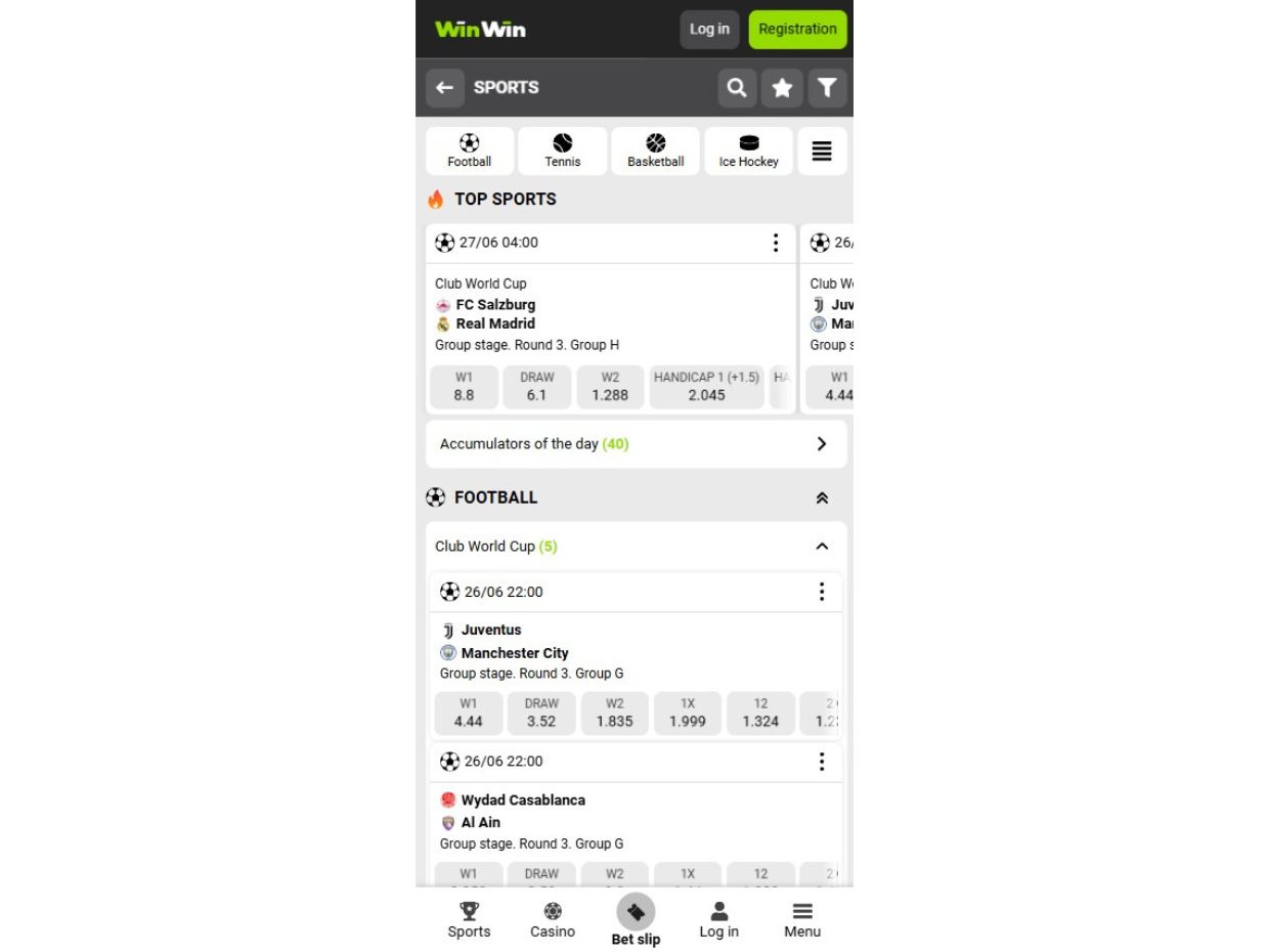 WinWin Bet mobile review showing user-friendly design and key features