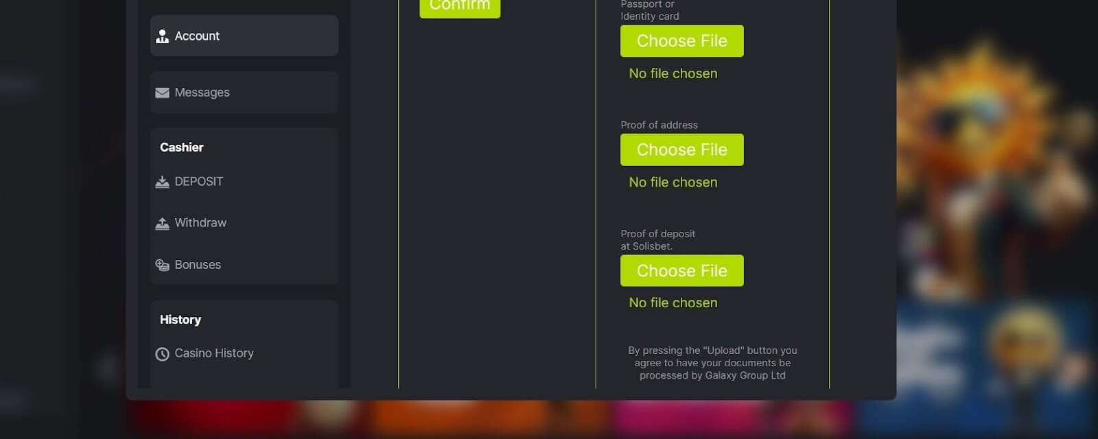 Solisbet Withdrawal 4