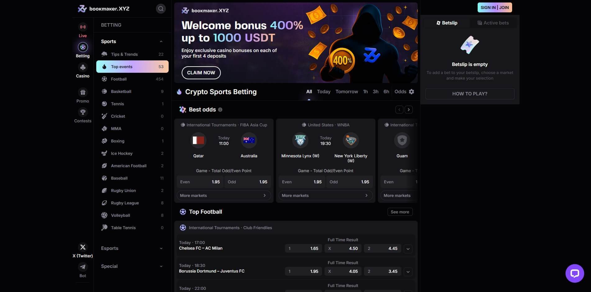 Review Bookmaker.xyz