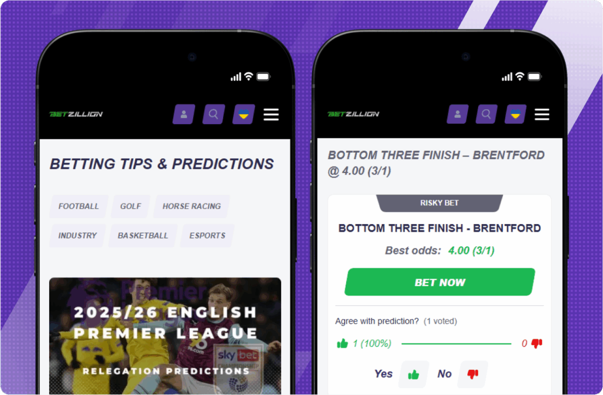 Image showing Betzillion’s sports tips and predictions concept