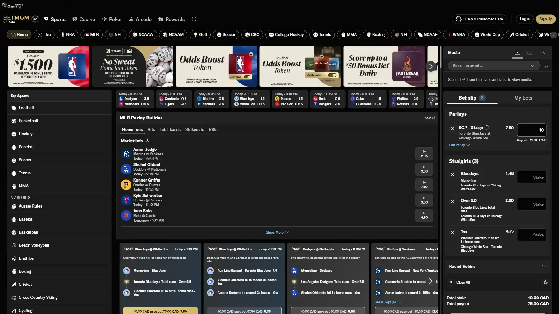 BetMGM Website