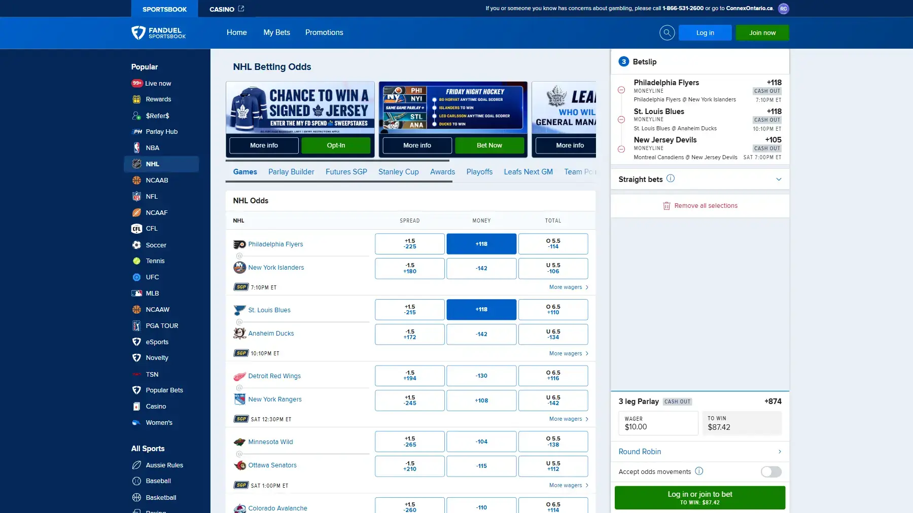 FanDuel Website