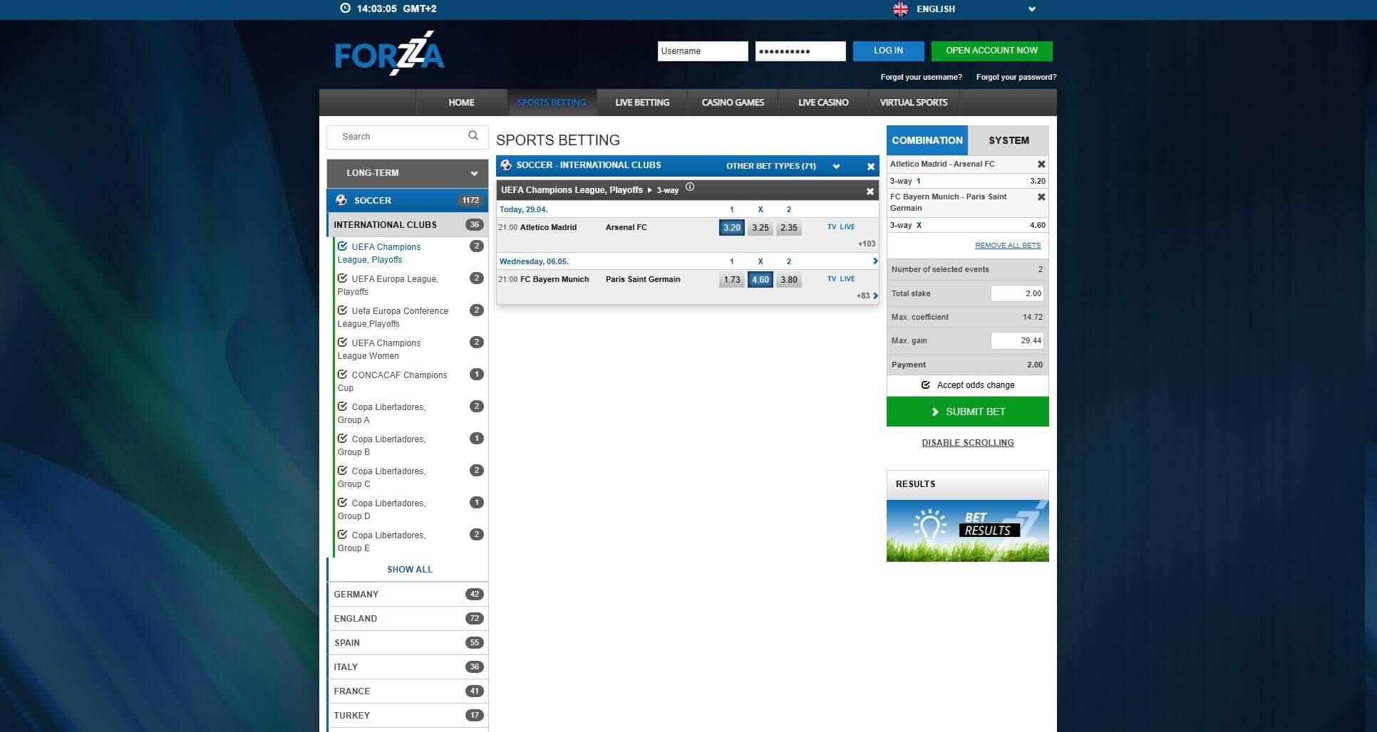 Forzza Rwanda Champions League Matches And Odds