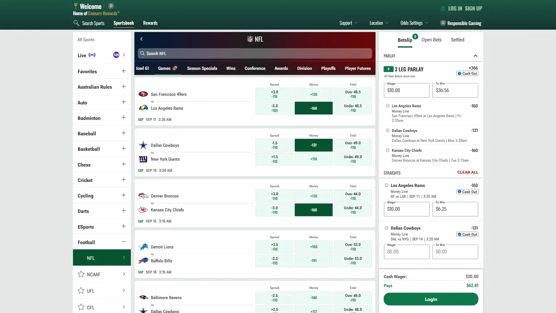 Caesars Sportsbook